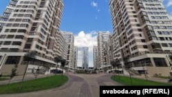 Новы раён у Менску, ілюстрацыйнае фота