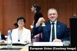 Міжурядова конференція ЄС-Україна, на якій було відкрито шостий переговорний кластер. Брюссель, 14 липня 2026 року