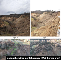 დამეწყრილი კურსები, ფოტოები გეოლოგიური დასკვნიდან