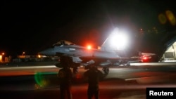 На брытанскай базе на Блізкім Усходзе