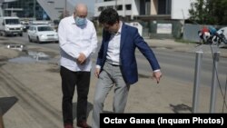 Nicușor Dan și Aurelian Bădulescu 