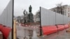 Moscow's Pushkin Square Fenced Off For 'Repairs' After Protest