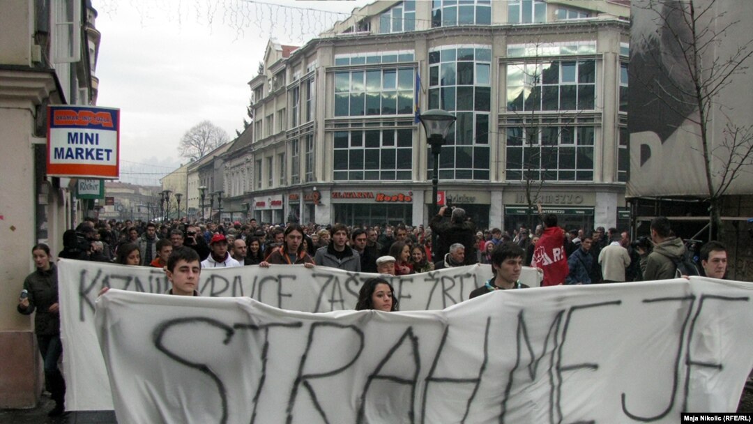 Sa protesta u Tuzli
