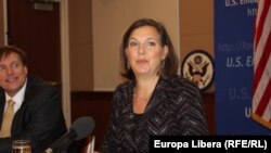 Victoria Nuland la Buchareşti, 11 ianuarie 2014