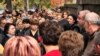 Armenia -- Market traders demonstrate in Yerevan, 31Oct2017.