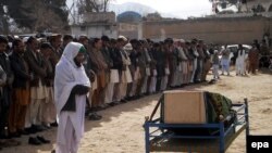 People attend the funeral of Pakistani journalist Imran Sheikh, who was killed in Quetta in 2013. Pakistan is one of the most dangerous countries in the world for journalists.