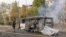 Aftermath of a Russian air strike in Kramatorsk