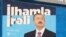 An election campaign poster for Azerbaijani President Ilham Aliyev who is expected to easily win a new term of office later this month. 