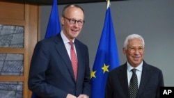 Liderul creștin-democrat german, Friedrich Merz, a fost și el pe 6 martie la Bruxelles, chiar dacă nu este cancelar încă, întâlnindu-se cu Antonio Costa, președintele Consiliului European.