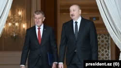 Qəbələdə İlham Əliyev və Andrey Babiş mətbuata bəyanatlarla çıxış ediblər.