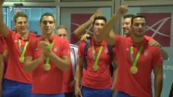 Beograd: Stigli osvajači olimpijskih medalja