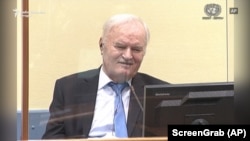 Mladic a fost un inculpat foarte dificil în timpul procesului său de la Haga. Acesta a urlat la martori și la avocați, și de mai multe ori a suferit probleme de sănătate care au afectat derularea procesului.