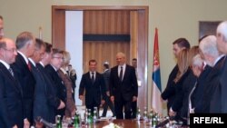 Preşedinţii Boris Tadic şi Dmitry Medvedev la Belgrad 