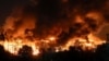 Пожежі у Києві, що виникли внаслідок російських балістичних ударів по продовольчих і промислових складах. 5 серпня 2026 року