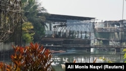 Сгоревший клуб Birch by Romeo Lane, Гоа, Индия, 7 декабря 2025 года
