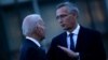 NATO Secretary-General Jens Stoltenberg (right) and U.S. President Joe Biden met at the White House on June 2. (file photo)