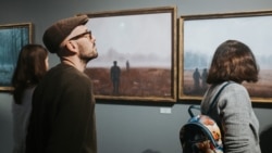 Адкрыцьцё першай пэрсанальнай мастацкай выставы Лявона Вольскага