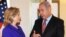 Secretarul de stat Hillary Rodham Clinton cu premierul Benjamin Natanyahu la consultările de la New York