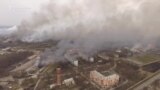 Drone Footage Shows Scale Of Ukraine Fire