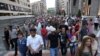 Armenia - Youth activists continue to protest against public transport fares in Yerevan, 28Jul2013.