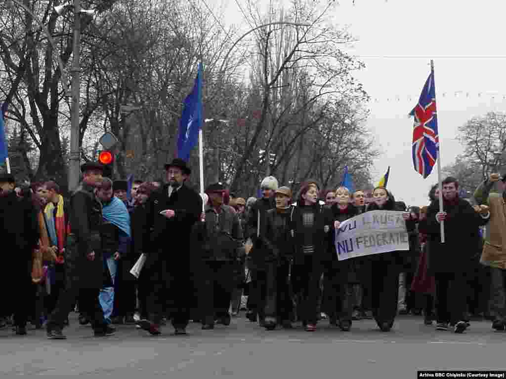 25 noiembrie 2003, proteste împotriva Planului Kozak