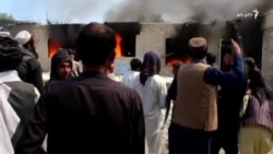 په خوست کې د وژنو په غبرګون د کورونو سوځول