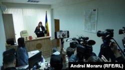 Judecătoarea Olga Bejenari pronunță sentința în dosarul Marinei Tauber, 30 septembrie 2025.