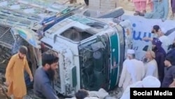 حادثه ترافیکی در لغمان 