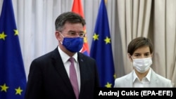 Miroslav Lajčak i Ana Brnabić, Beograd (4. mart)