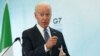 U.S. President Joe Biden speaks to reporters at the end of the G7 summit in Cornwall on Britain's southwestern coast on June 13.
