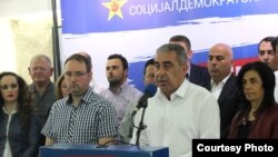 Прес конференција на Зоран Ѓорѓиев, претседател на ОО СДСМ Кавадарц