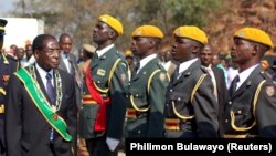 Роберт Мугабе на праздновании Дня героев, 13 августа 2017