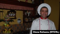 Arsen Barseghian, bucătar-şef la restaurantul "Vatra Neamului"