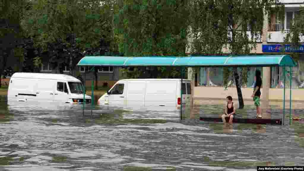 Патоп у Зялёным Лузе. Фота нашага чытача