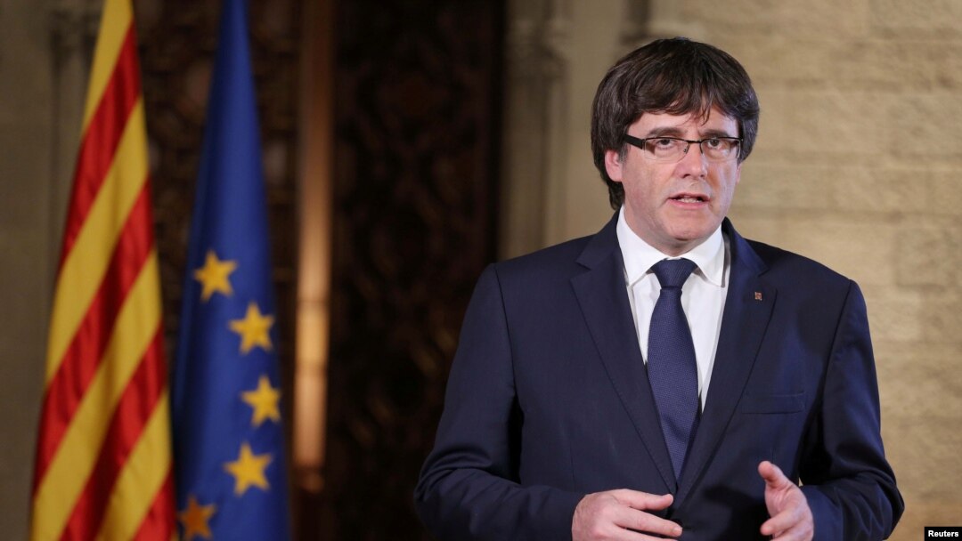 Katalonski lider Carles Puigdemon