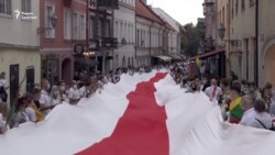 50 тыс. человек в Литве выступили в поддержку Беларуси