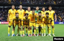 Футболдан Қазақстан құрамасы Солтүстік Македонияға қарсы ойында. Астана. 4 қыркүйек, 2025 жыл.