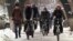 Қыста велосипедпен жұмысқа