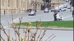 İlham Əliyevin kortejinə əl yellədilər, polisə aparıldılar