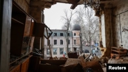 რუსული დრონებით შეტევის შედეგად განადგურებული ბინა ოდესაში(ფოტო არქივიდან)