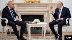 Ռուսաստանի նախագահ Վլադիմիր Պուտինի և Հայաստանի վարչապետ Նիկոլ Փաշինյանի հանդիպումը Մոսկվայում, 1-ը ապրիլի, 2026թ.