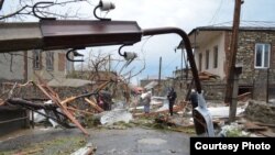 Fierce Hailstorm Batters Eastern Georgia