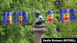 Bustul lui Al.Pușkin și Zilele Europei la Chișinău, 11 mai 2019