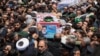 تصویر از جریان انتقال جنازهٔ ابراهیم رئیسی رئیس جمهور پیشین ایران 