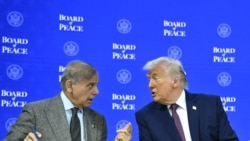 A billboard installed alongside a road as Pakistan prepared to host the US and Iran for peace talks in Islamabad last month.