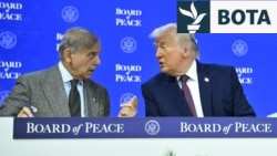 Kryeministri pakistanez, Shehbaz Sharif, dhe presdienti amerikan, Donald Trump. 22 janar 2026. 