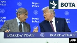 Kryeministri pakistanez, Shehbaz Sharif, dhe presdienti amerikan, Donald Trump. 22 janar 2026. 