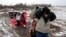 Migrantët gjatë rrugës Maqedoni - Serbi