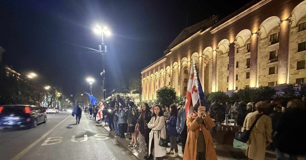 გადაკეტილი რუსთაველის გამზირი პოლიციამ მალევე გახსნა