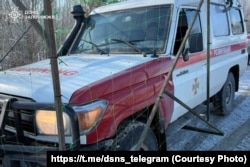 Наслідки атаки дроном по автівці ДСНС, Запорізька область, 21 січня 2026 року